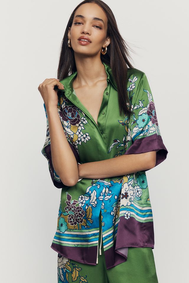 ALÉMAIS Nanci Silk Shirt #4