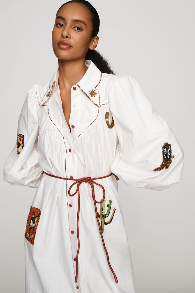 ALÉMAIS Westwood 100% Cotton Midi Shirtdress #2
