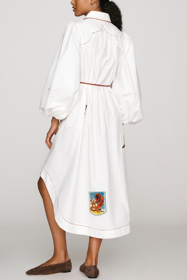 ALÉMAIS Westwood 100% Cotton Midi Shirtdress #3