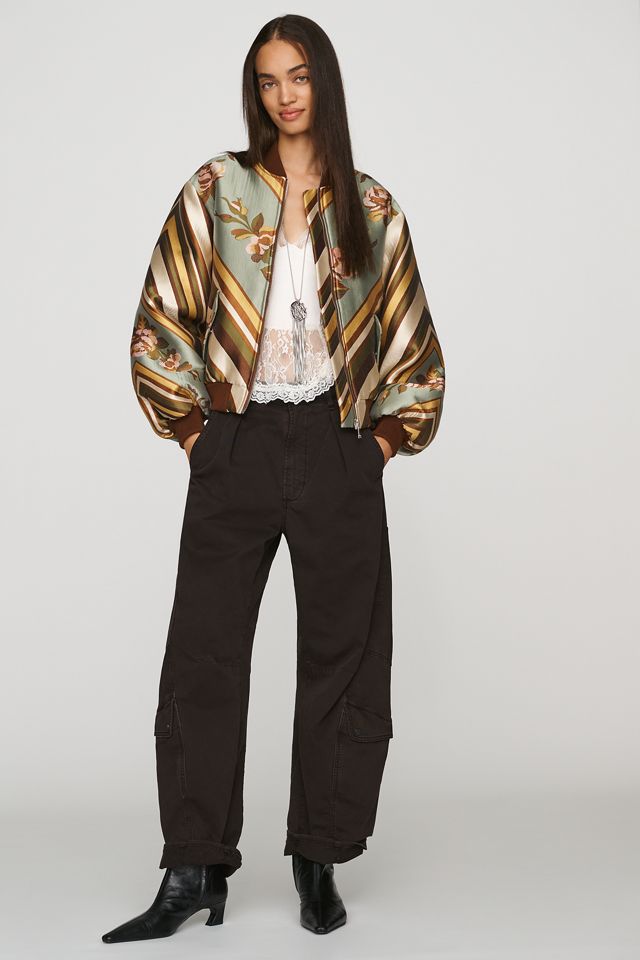 ALÉMAIS Rosa Jacquard Bomber Jacket #1