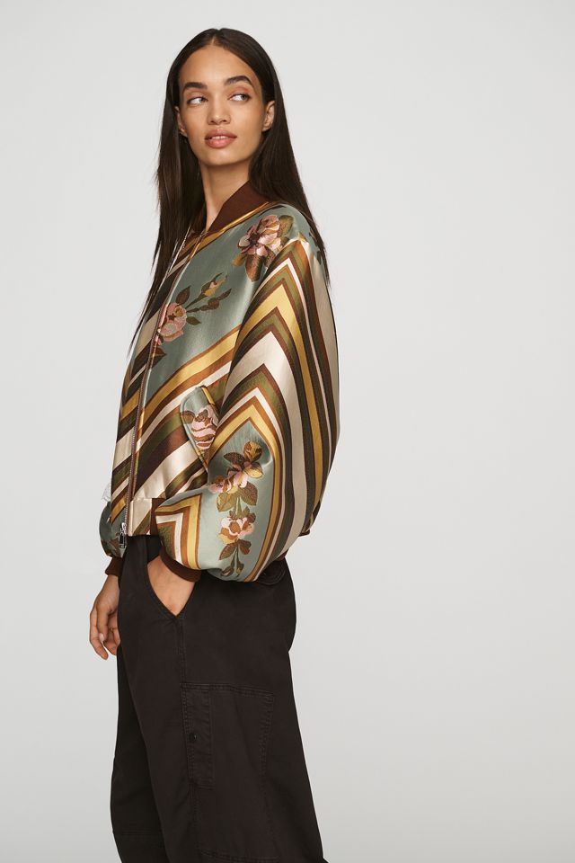 ALÉMAIS Rosa Jacquard Bomber Jacket #3
