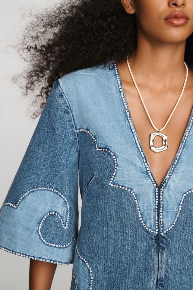 ALÉMAIS Jesse Denim Mini Dress #3
