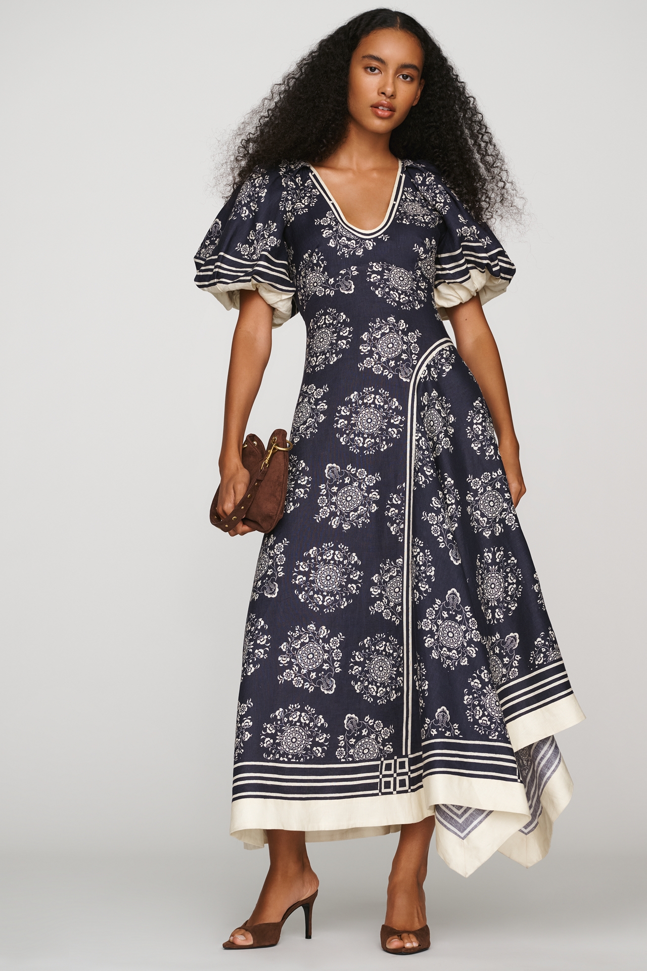 ALÉMAIS Banderra 100% European Linen Maxi Dress