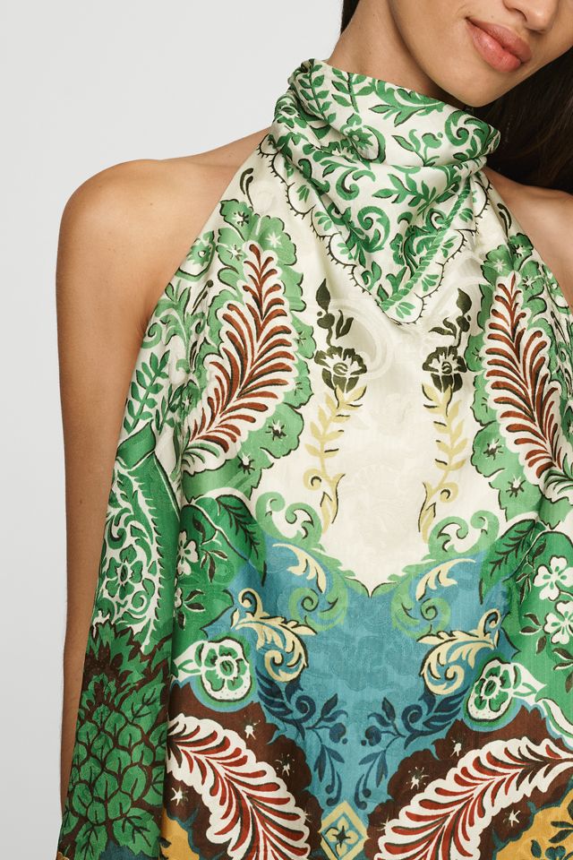 ALÉMAIS Florence Mock-Neck Halter Top #1