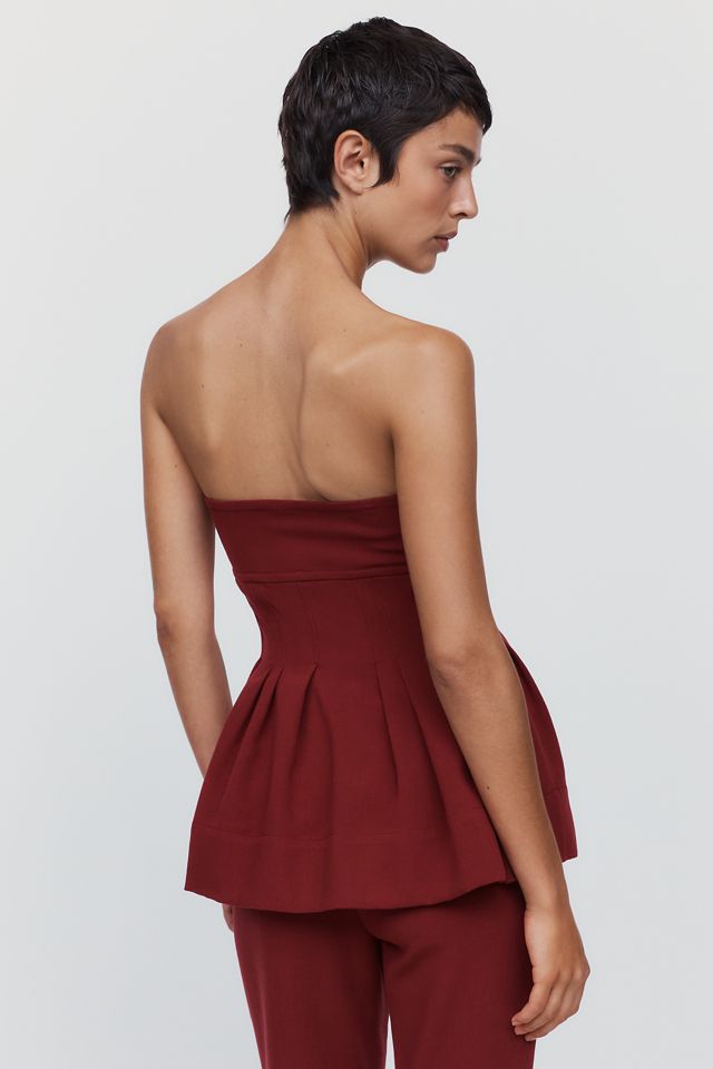 Haut péplum plissé By Anthropologie #2