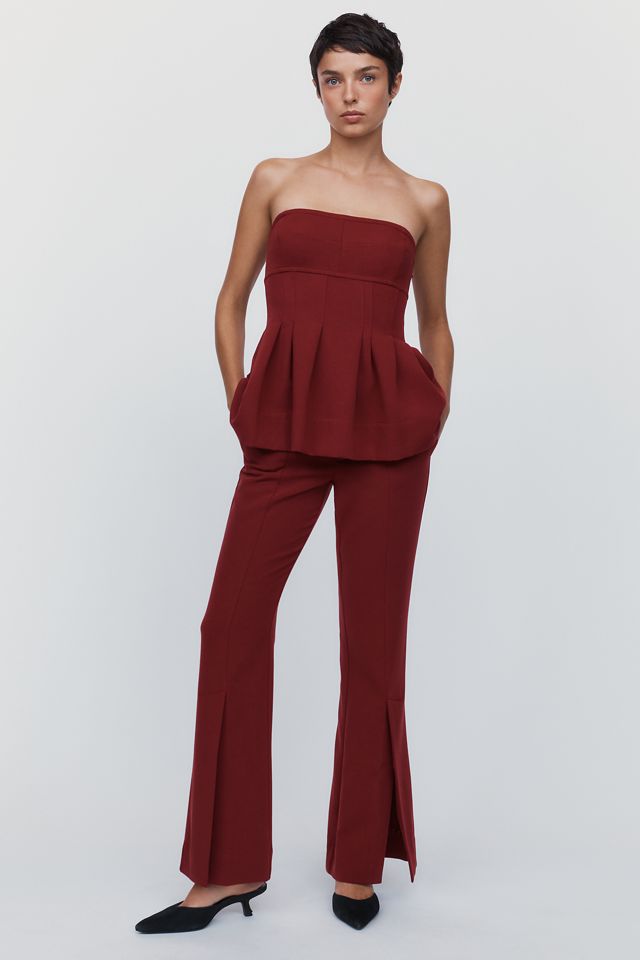 Haut péplum plissé By Anthropologie #3