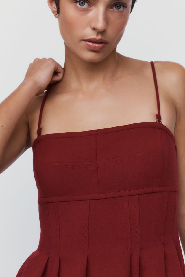 Haut péplum plissé By Anthropologie #4