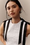 Lovaan Lena Quilted Taffeta Mini Dress