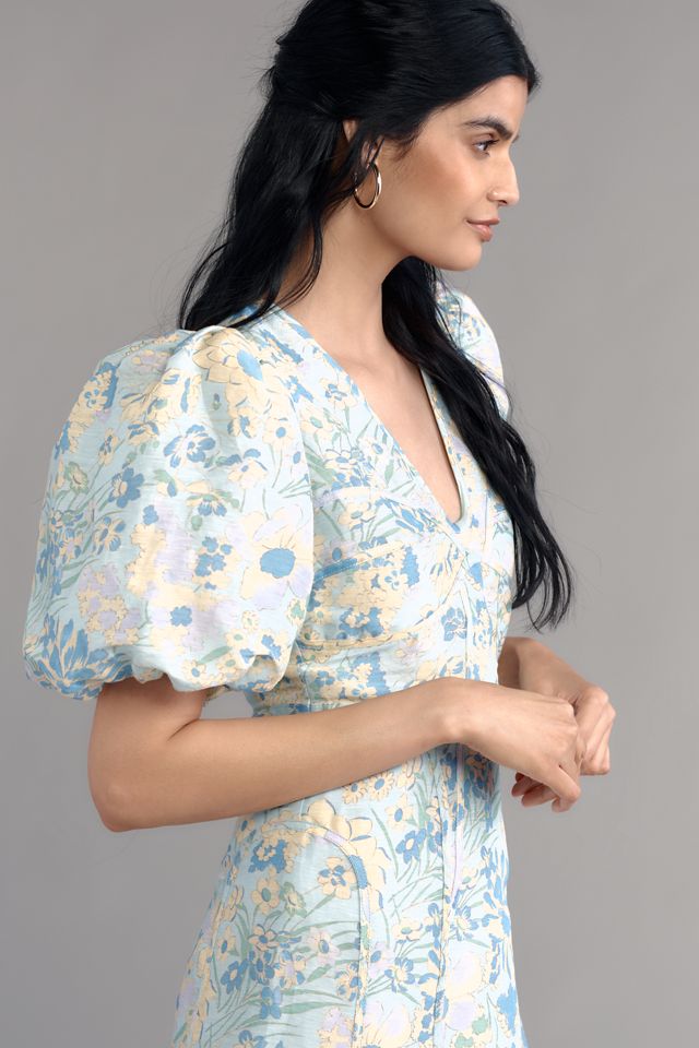 Lovaan Adeline Linen Silk Blend Mini Dress #3