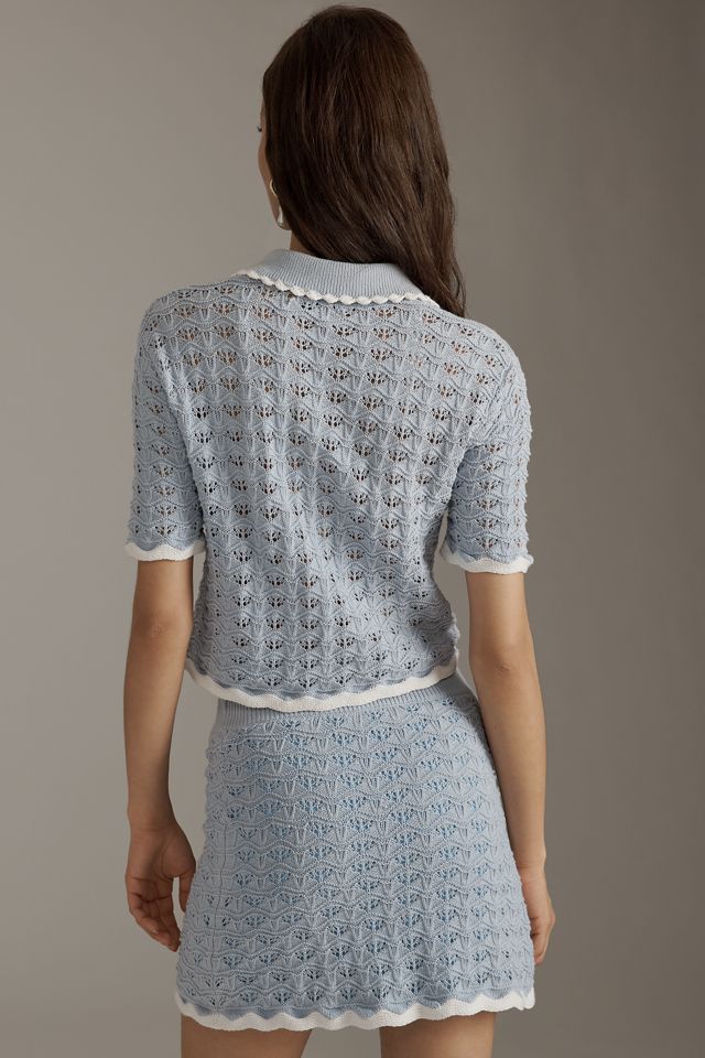 Lovaan Delphine Knit Collared Top #2