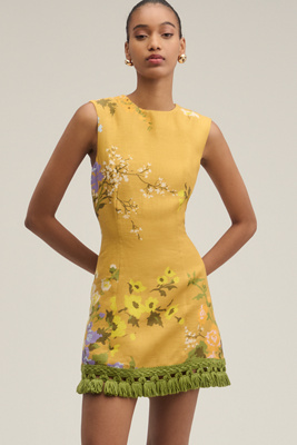 Lovaan Mathilda Linen Mini Dress product page