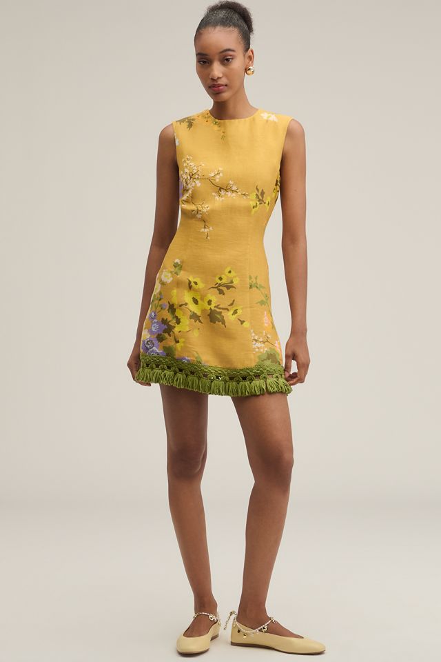 Lovaan Mathilda Linen Mini Dress