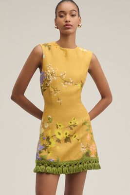 Lovaan Mathilda Linen Mini Dress