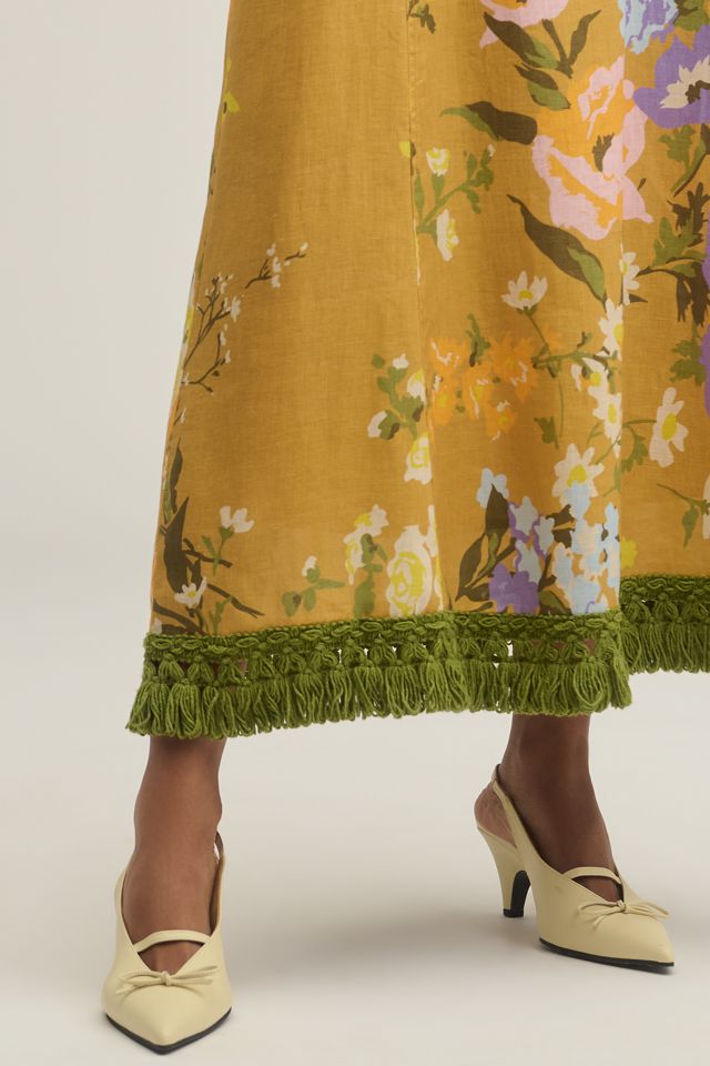 Lovaan Phillipa Linen Midi Dress #3