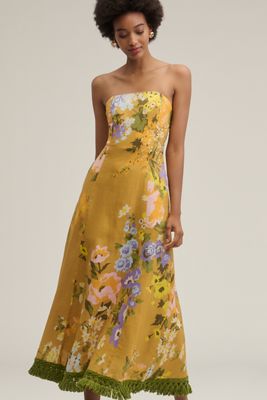 Lovaan Mathilda Linen Mini Dress