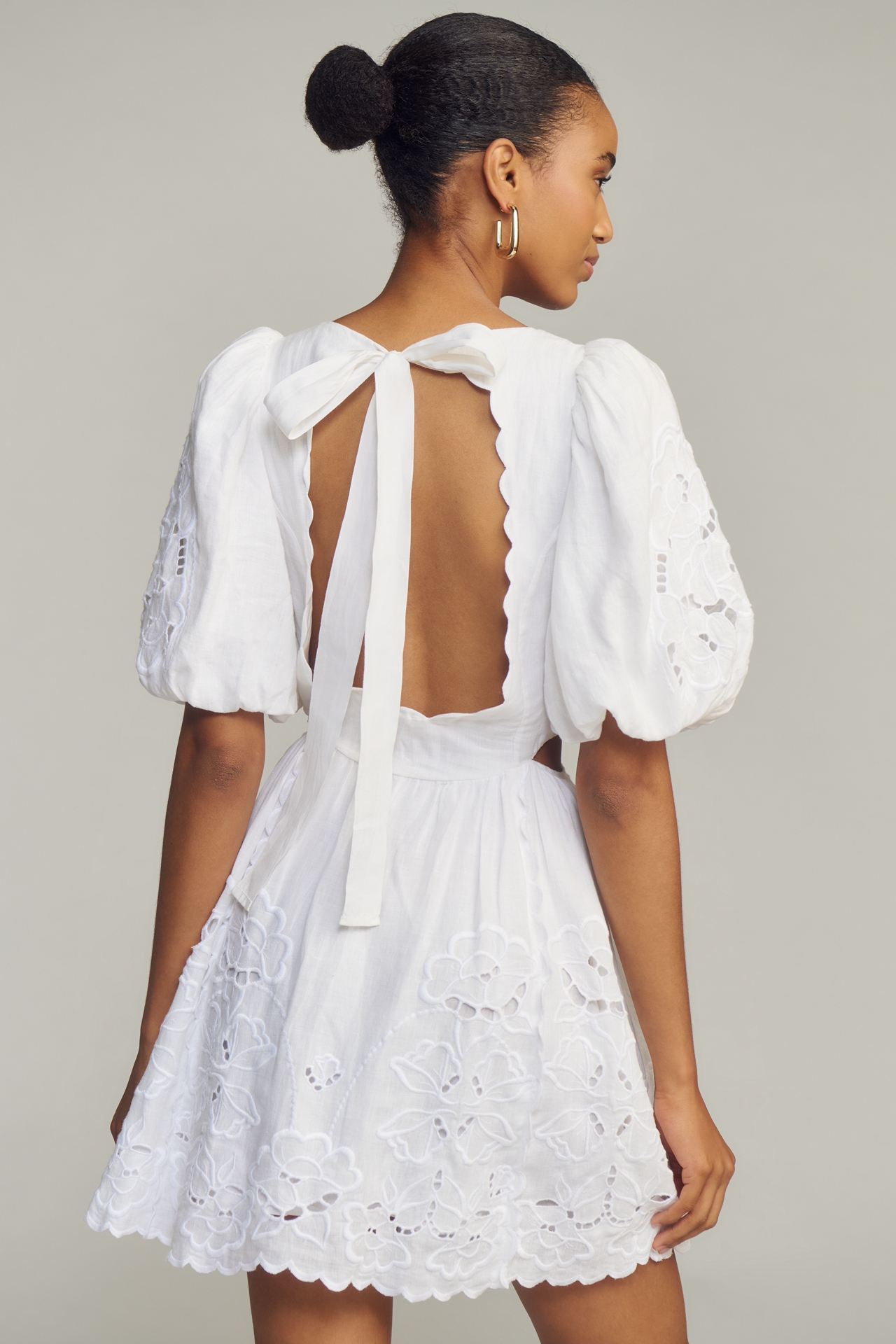 Lovaan Liberty Linen Mini Dress