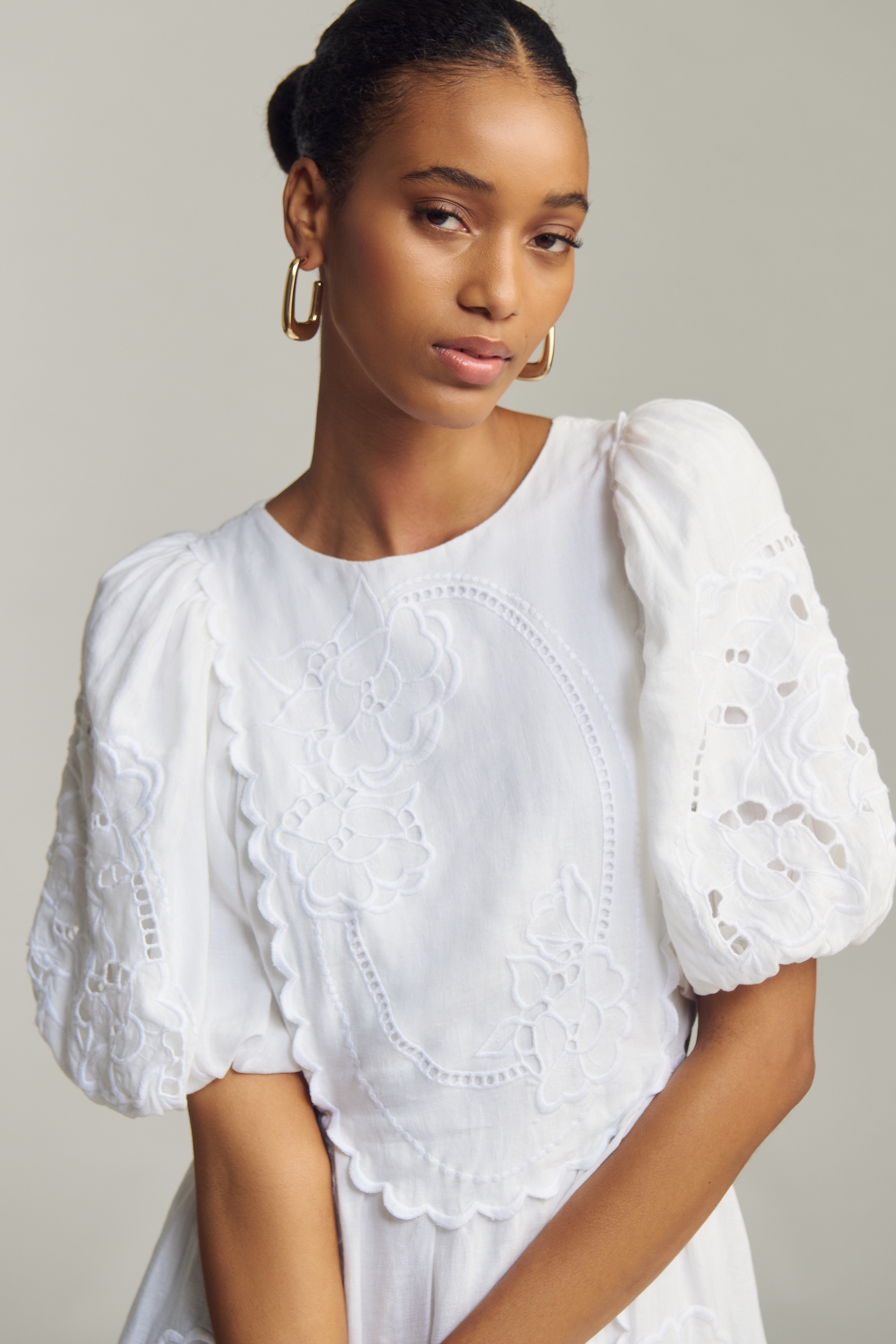 Lovaan Liberty Linen Mini Dress