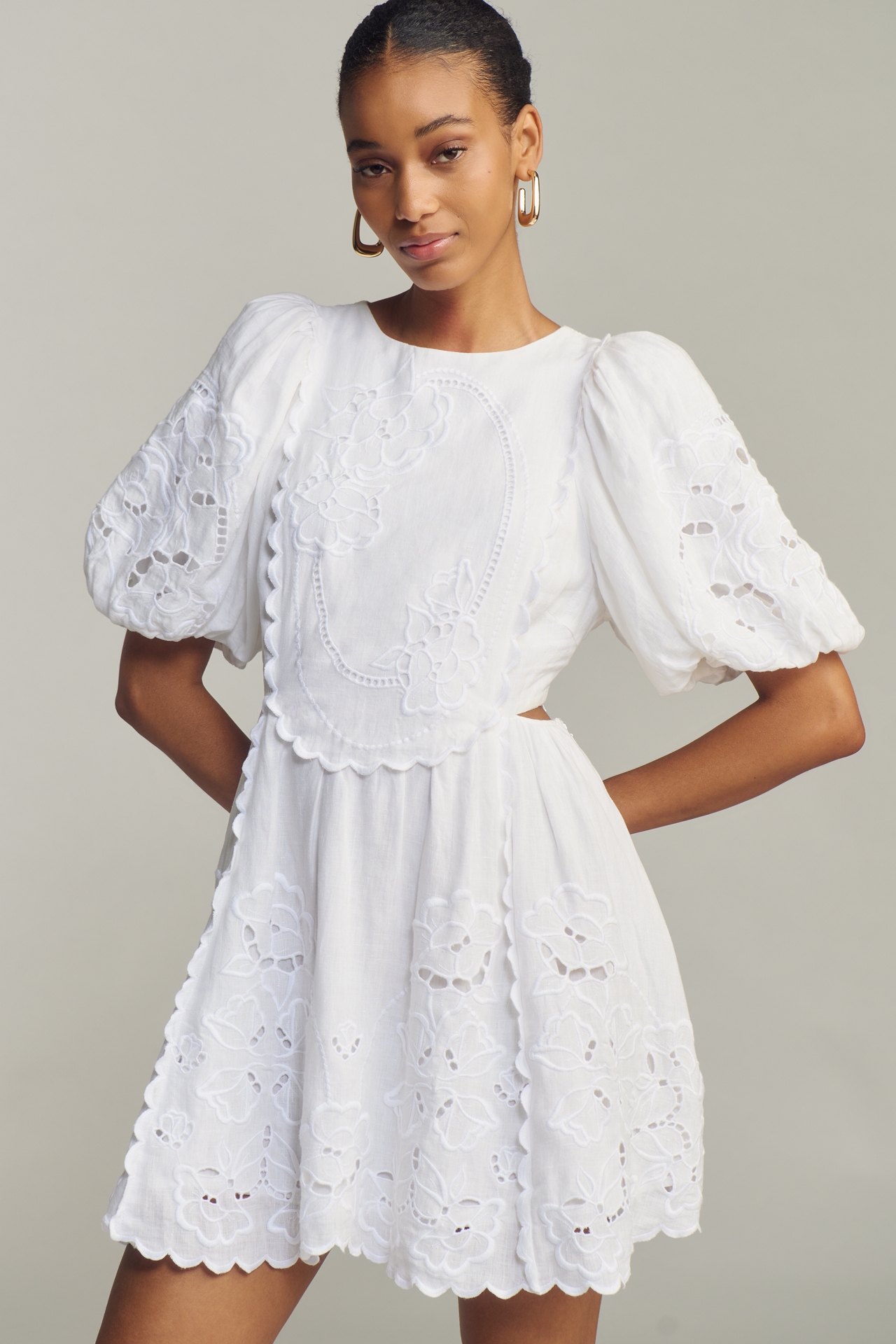 Lovaan Liberty Linen Mini Dress