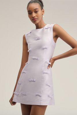 Lovaan Helena Bow Mini Dress