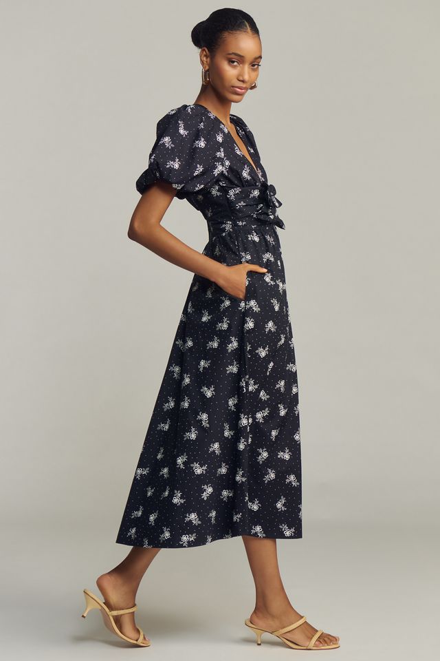 Lovaan Devon Bow Midi Dress #3