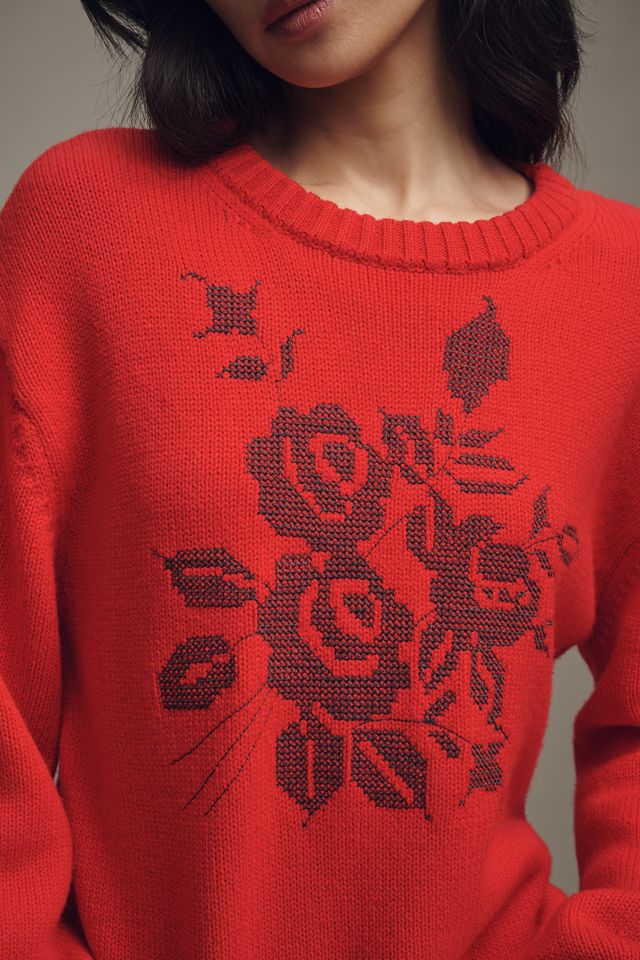 Lovaan Merino Wool Eloise Pullover Sweater #1
