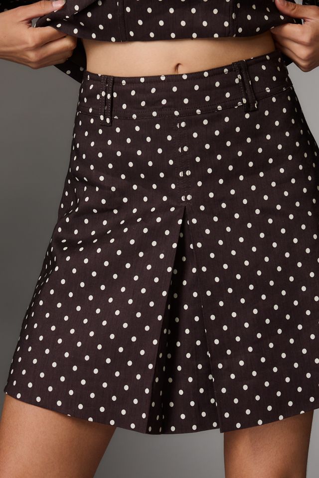 Lovaan Johanna Linen Blend Mini Skirt #1