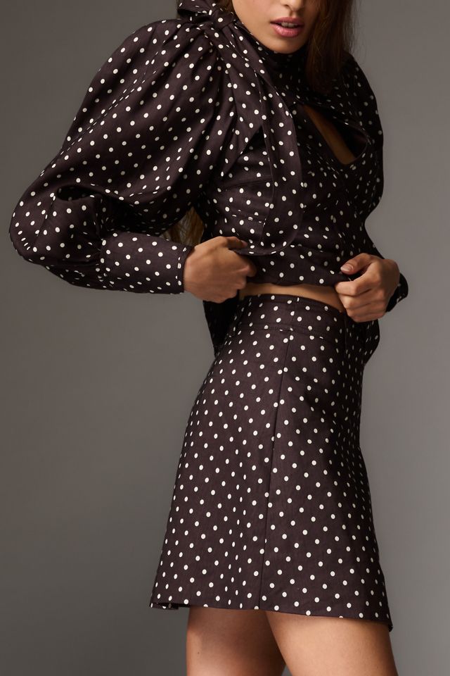 Lovaan Johanna Linen Blend Mini Skirt #2