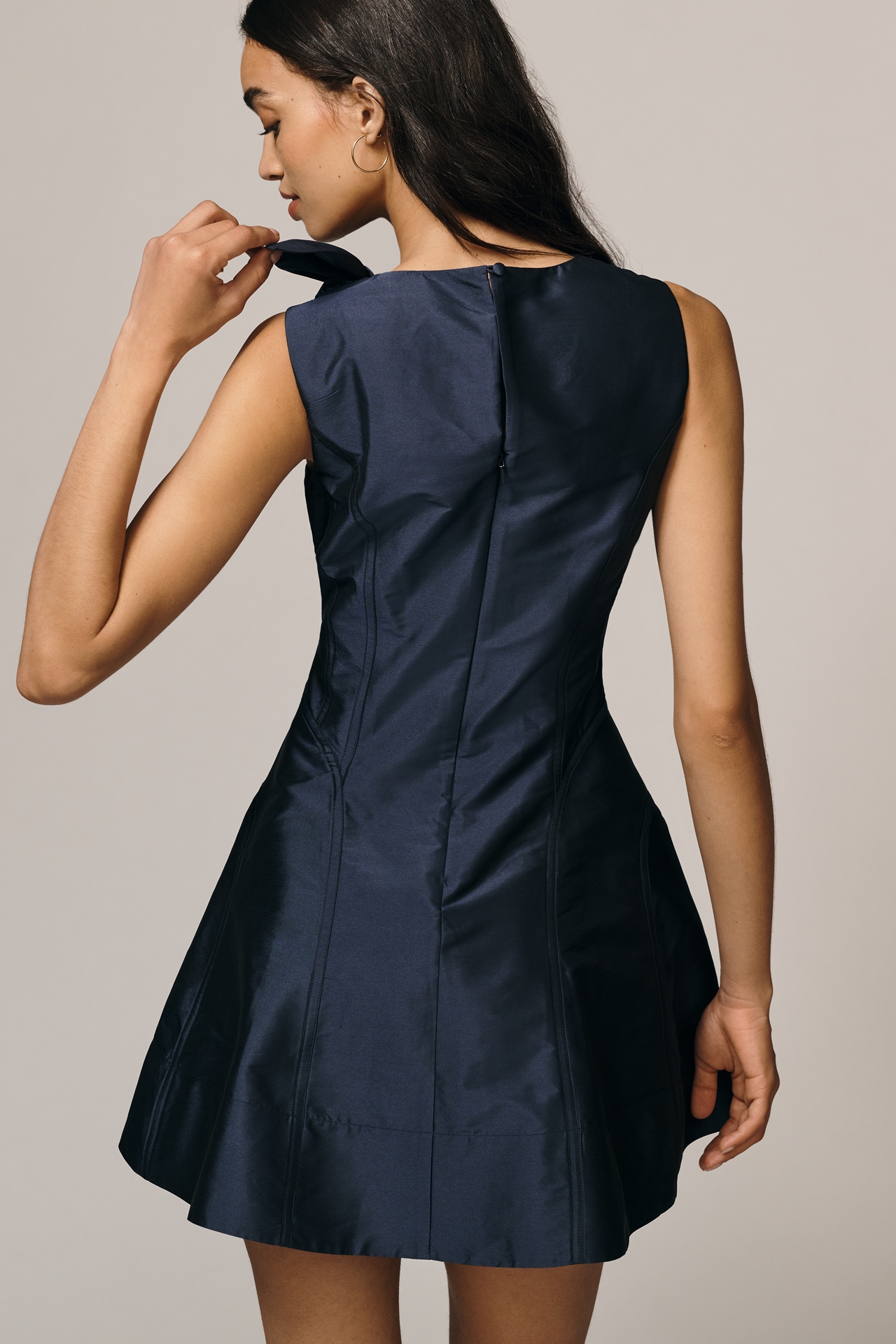 Lovaan Arabella Taffeta Mini Dress