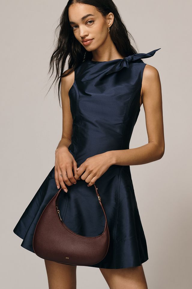 sachin and babi light blue dress Light Navy Crepe Combo Taffeta Dress