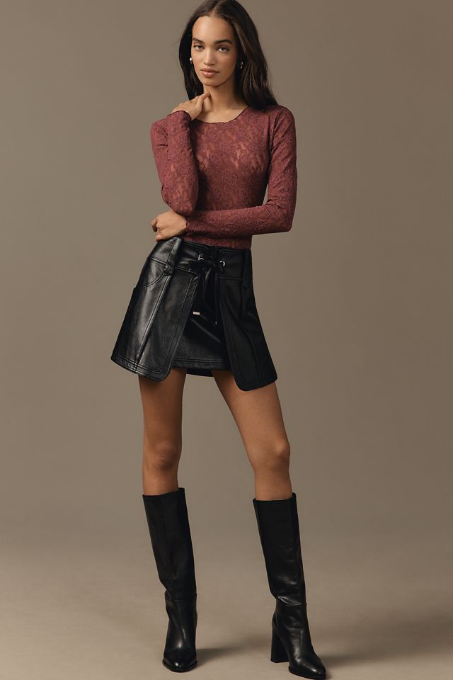 Hanky Panky Long-Sleeve Lace Top #3