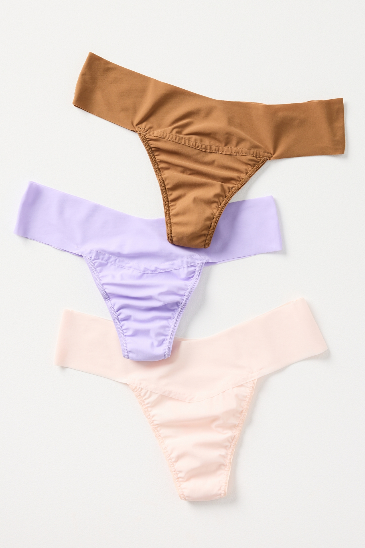 Hanky Panky BreatheSoft™ Natural Rise Thongs, Set of 3