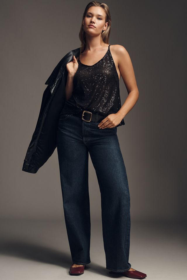 Blue Tassel Plus Sequin Swing Tank #2