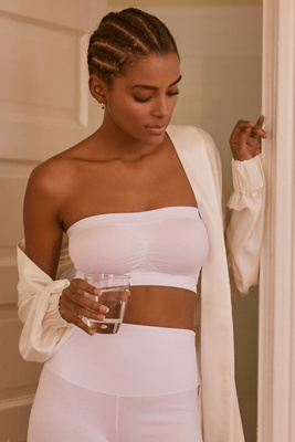 Shop Yummie Bandeau Bralette In White