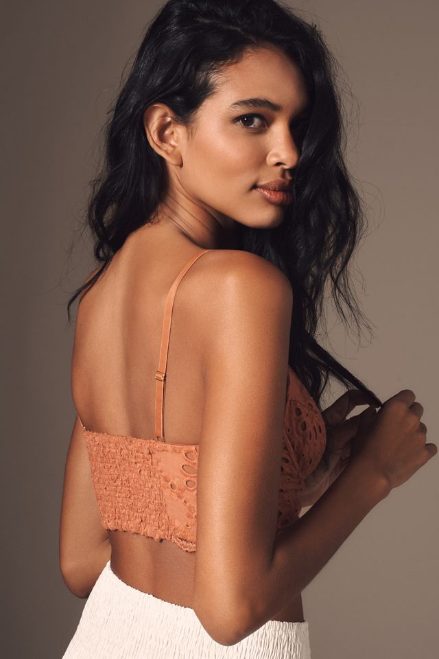 The Giselle Lace Bustier: Eyelet Edition | Anthropologie