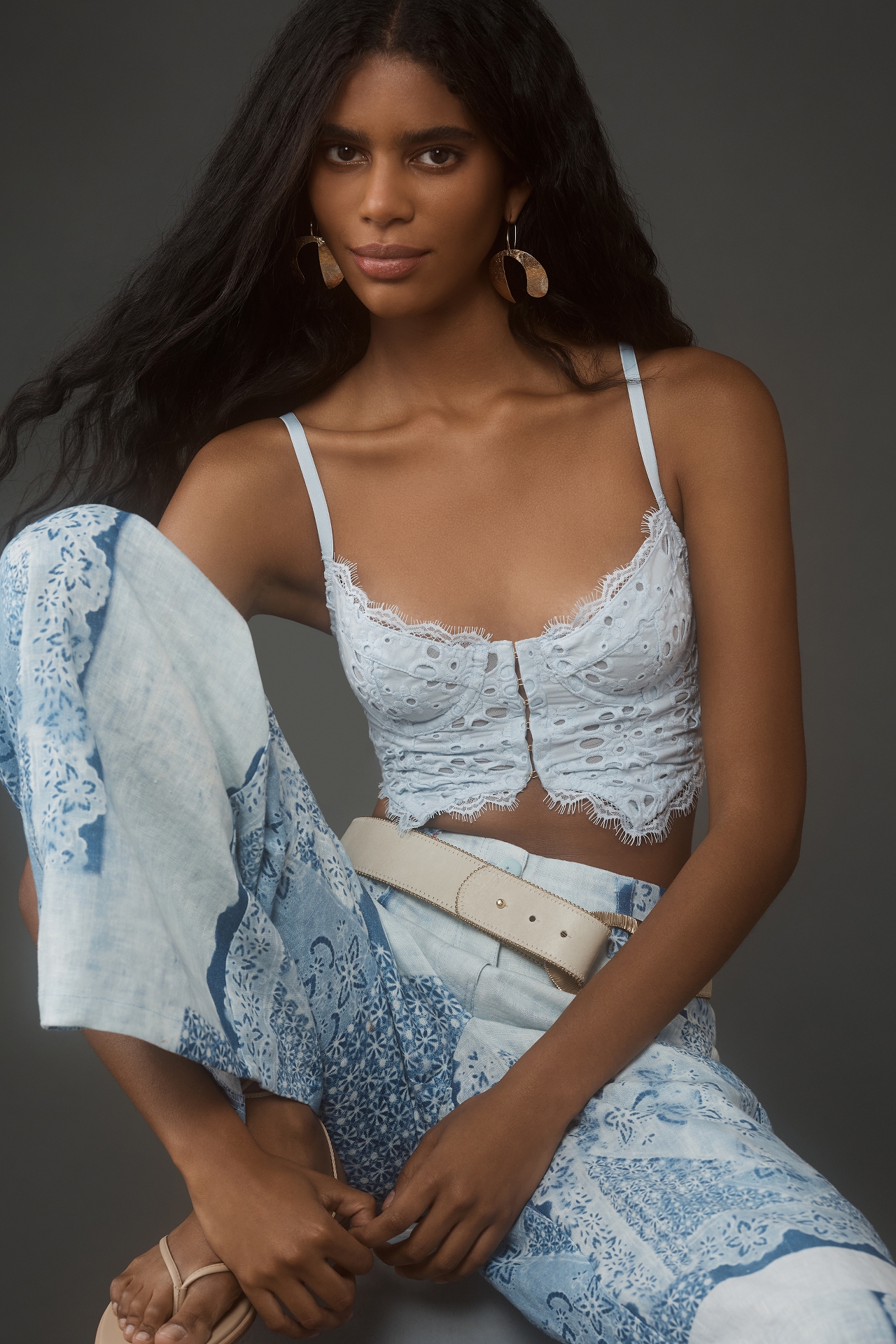 The Giselle Lace Bustier: Eyelet Edition