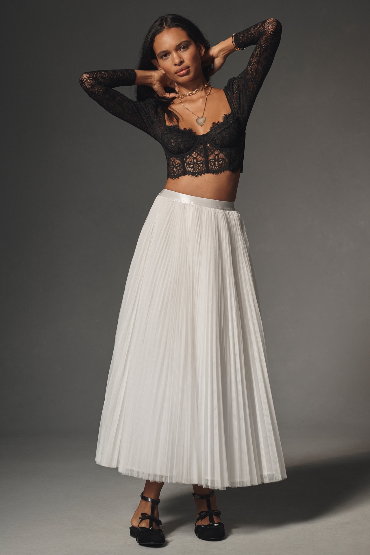 The Giselle Lace Bustier: Long-Sleeve Edition