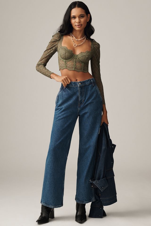 By Anthropologie Long-Sleeve Bustier