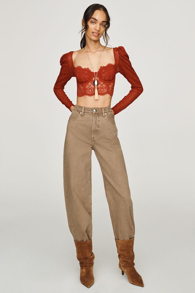 Giselle Lace Bustier: Long-Sleeve Edition #3