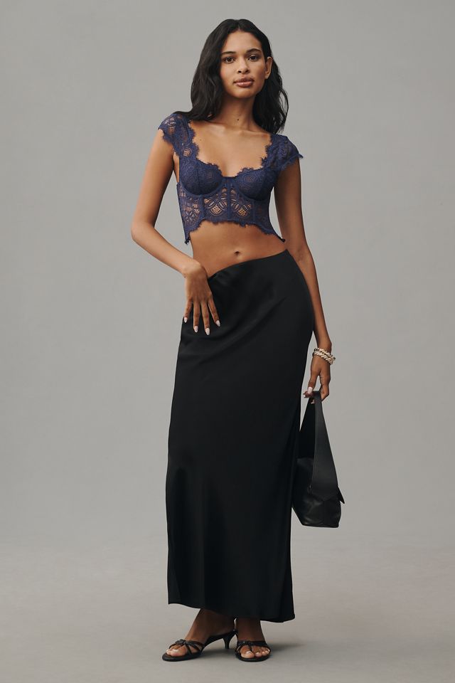 The Giselle Lace Bustier: Cap-Sleeve Edition #3