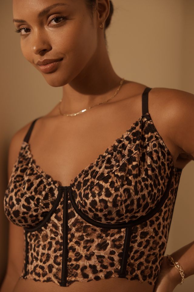 The Giselle Lace Bustier: Animal-Print Edition #6
