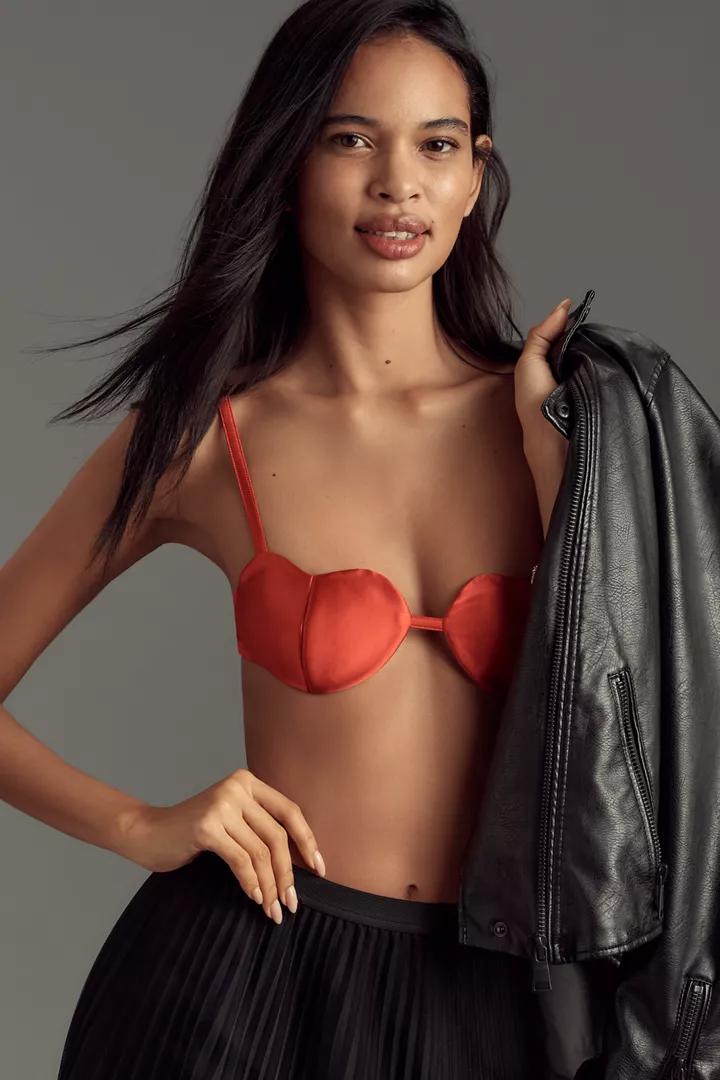 By Anthropologie Structured Heart Bra