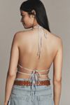 Pilcro Sporty Scoop-Neck Cropped Tank