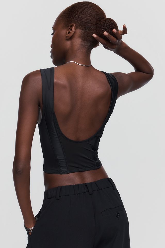LyreBird Satin Corset Top #2