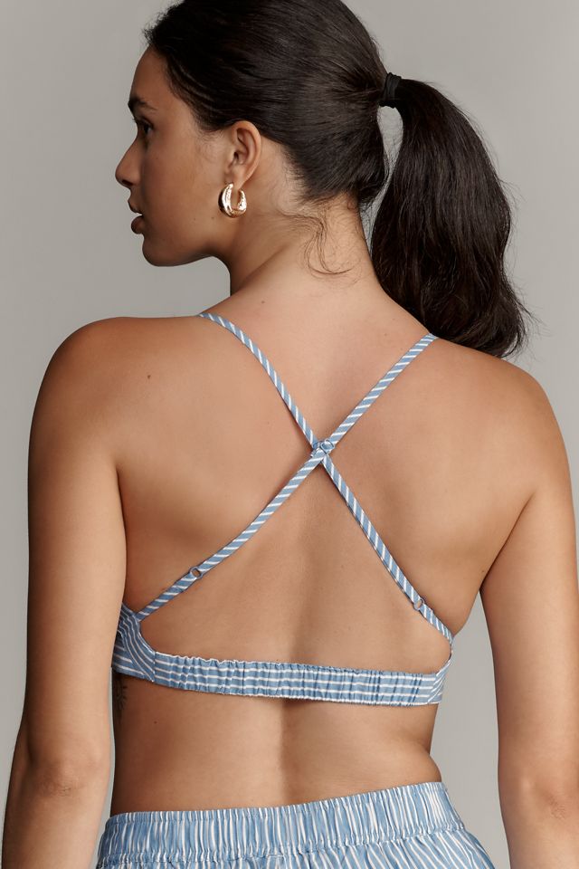 LyreBird Cotton Triangle Bralette #4