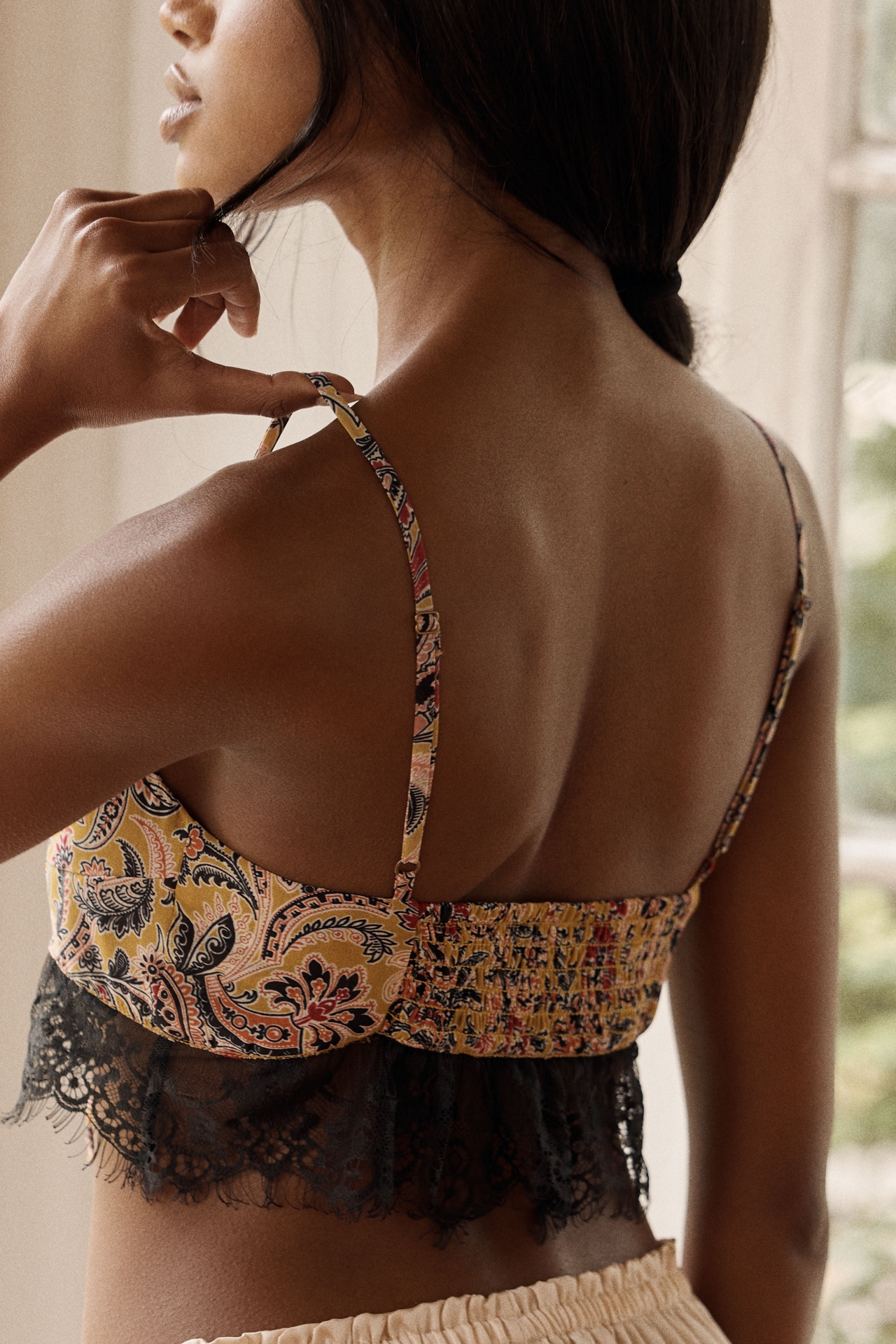 LyreBird Chiffon Lace Bralette