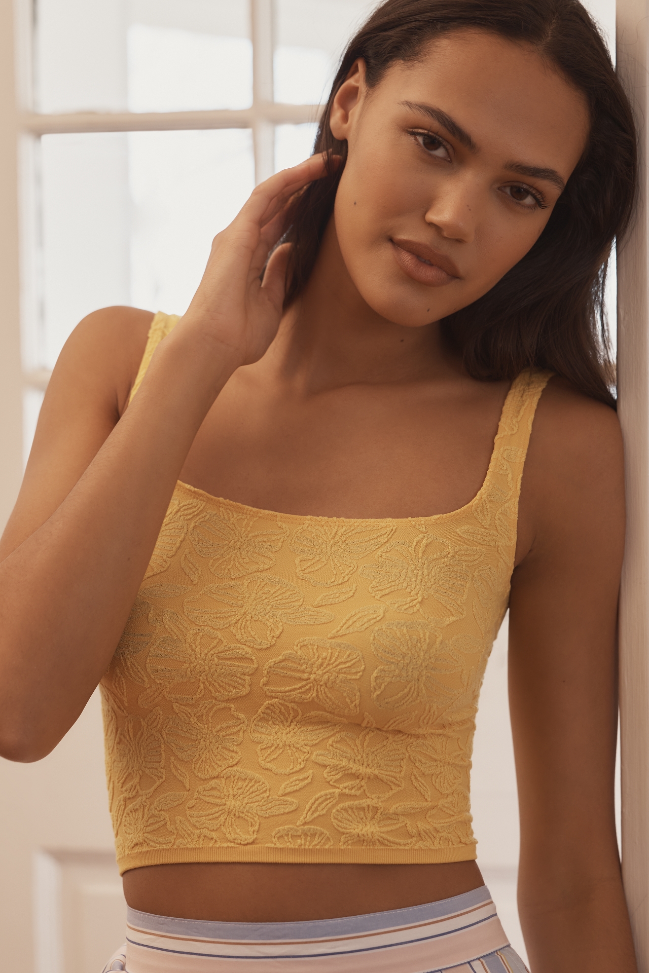 The Hannah Seamless Textured Tank