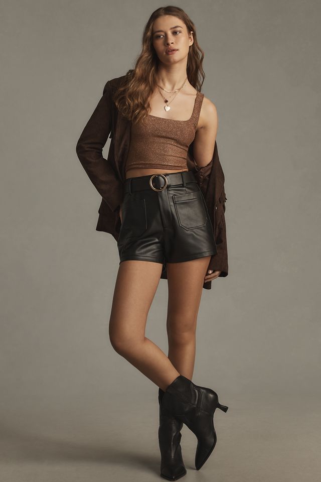 The Hannah Seamless Textured Tank: Lurex Edition