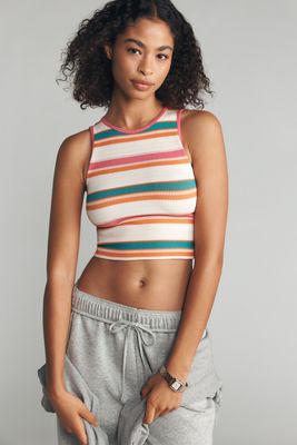 The Hannah Seamless Textured Tank Top: Heart Edition
