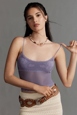 By Anthropologie Seamless Crochet Tank Top