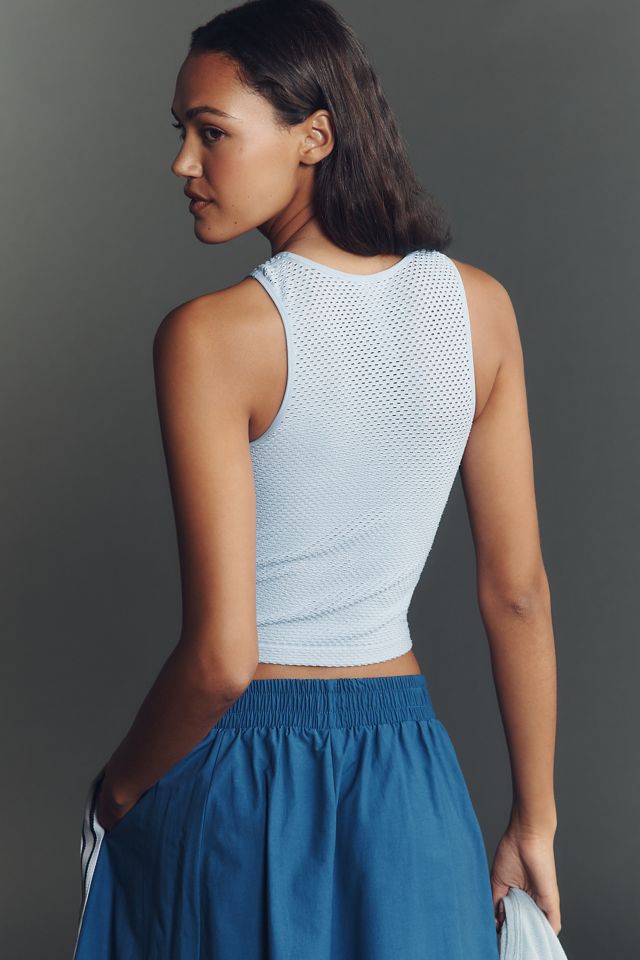 LyreBird Open-Stitch Shimmer Tank #1